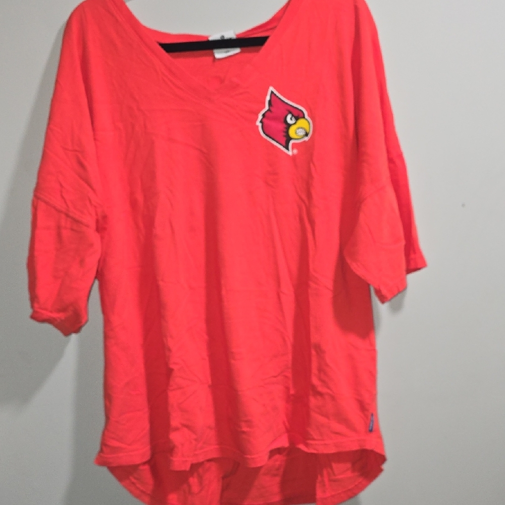 Spirit Jersey Women's Bold Red Short Sleeve Tee